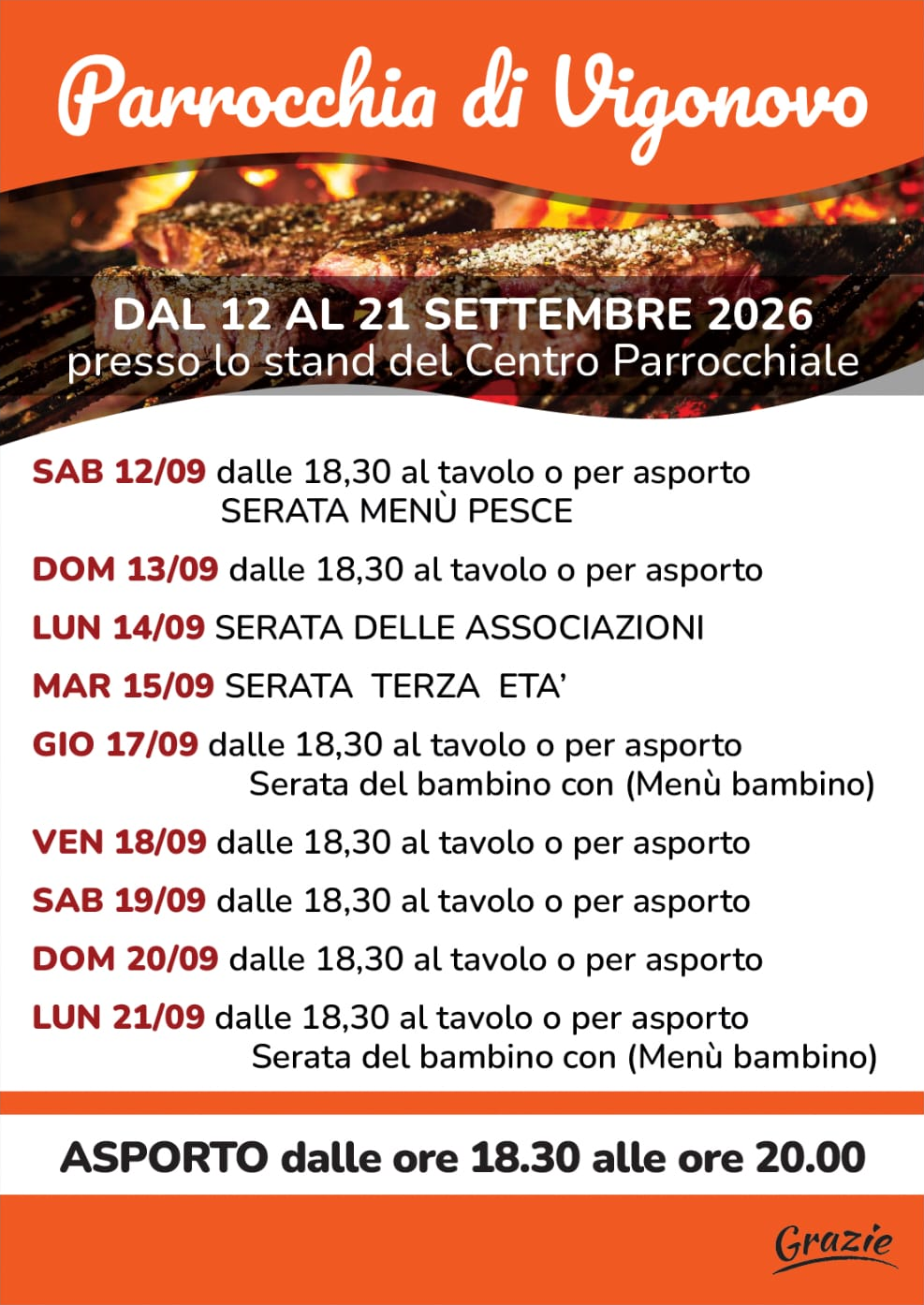 Stand gastronomico 2026